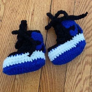 baby crochet jordans newborn